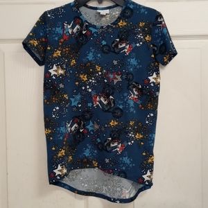 LuLaRoe Gracie Kids Top Evel Knievel